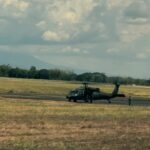 Ella Cruz Instagram - Last April 15 adventure 🖤 From Kalibo 🛬 Manila 🛬 Bacolod 🚁 San Carlos City, Negros Occidental ☁️ Thrilled to soar in a Black Hawk for the first time with Senator Imee! 🚁 San Carlos City was a joy, especially bonding with the sweet kids. #SanCarlosCity #IMEEsolusyon