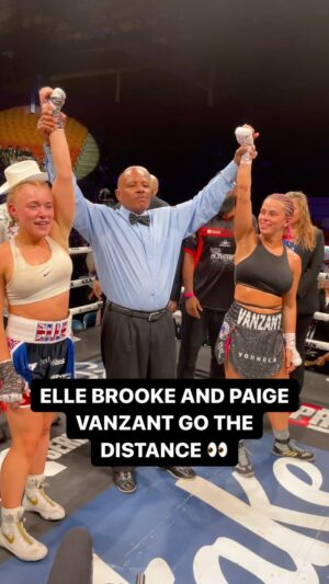 Elle Brooke Instagram - And STILL… 🏆

After an absolute war the main event is judged a draw 🤯

@mf_daznxseries | @kickstreaming | @drinkprime | #XSeries15