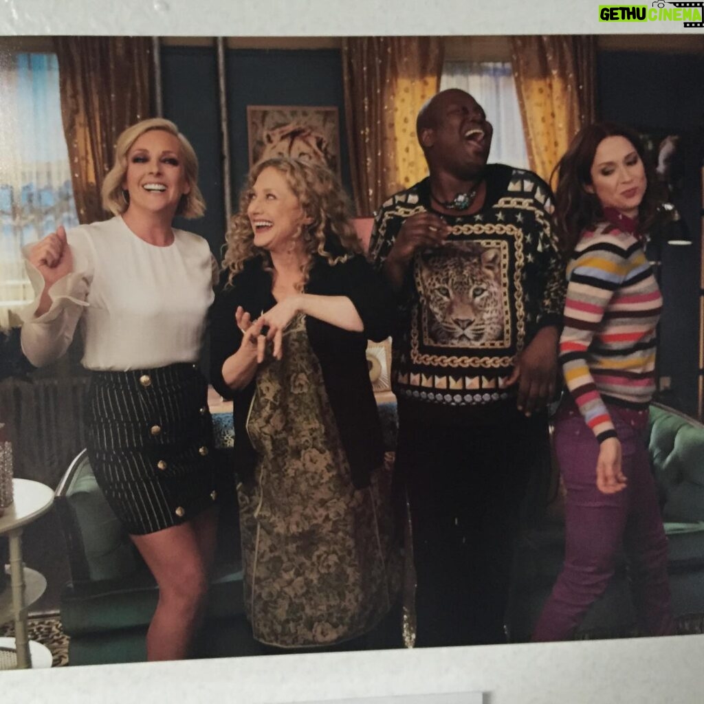 Ellie Kemper Instagram - Thank you @televisionacad for our #unbreakablekimmyschmidt Emmy nomination! And a special shout-out to the inimitable @instatituss for his individual nomination! Here we are dancing earlier today 🥳🥳