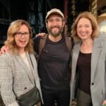 Ellie Kemper Instagram – Insane performance by @joshgroban in @sweeneytoddbway followed by an Office Garden Party reunion pic with @msjennafischer?! Yes please!! PS give this man a #tony OK?