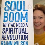 Ellie Kemper Instagram – @rainnwilson is a friend who shows up. He is a man who cares deeply about the world and works tirelessly to make it better. He is a guy who loves to make fun of me for being in a college improv troupe. He’s the closest thing I have to a show biz big brother and I adore the hell out of him. And now he has written an incredible book, SOUL BOOM, and you should read it. Follow @SoulBoom and thank you for writing this book, Rainn! PS book scribbles courtesy of my 3yo #relatable
