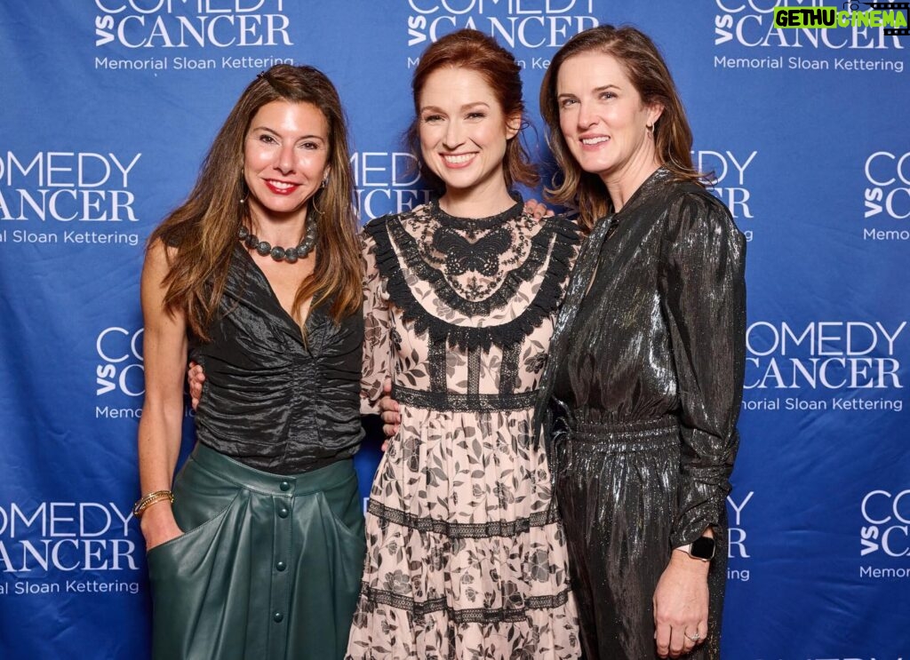 Ellie Kemper Instagram - An inspiring, informative, and very funny night raising money for blood cancer research with @comedyvscancer. Honored to be included, and thank you to @yedoye_ , @karencheee, @ryanhamiltone, @danielsimonsencomic, @emmyblotnick, @noredavis, Dr. Anthony Daniyan, @jenrogershere, Nicole Siegel Kroll, and everyone at @memorialsloankettering for making the night possible. There is still time to give! Link in bio.