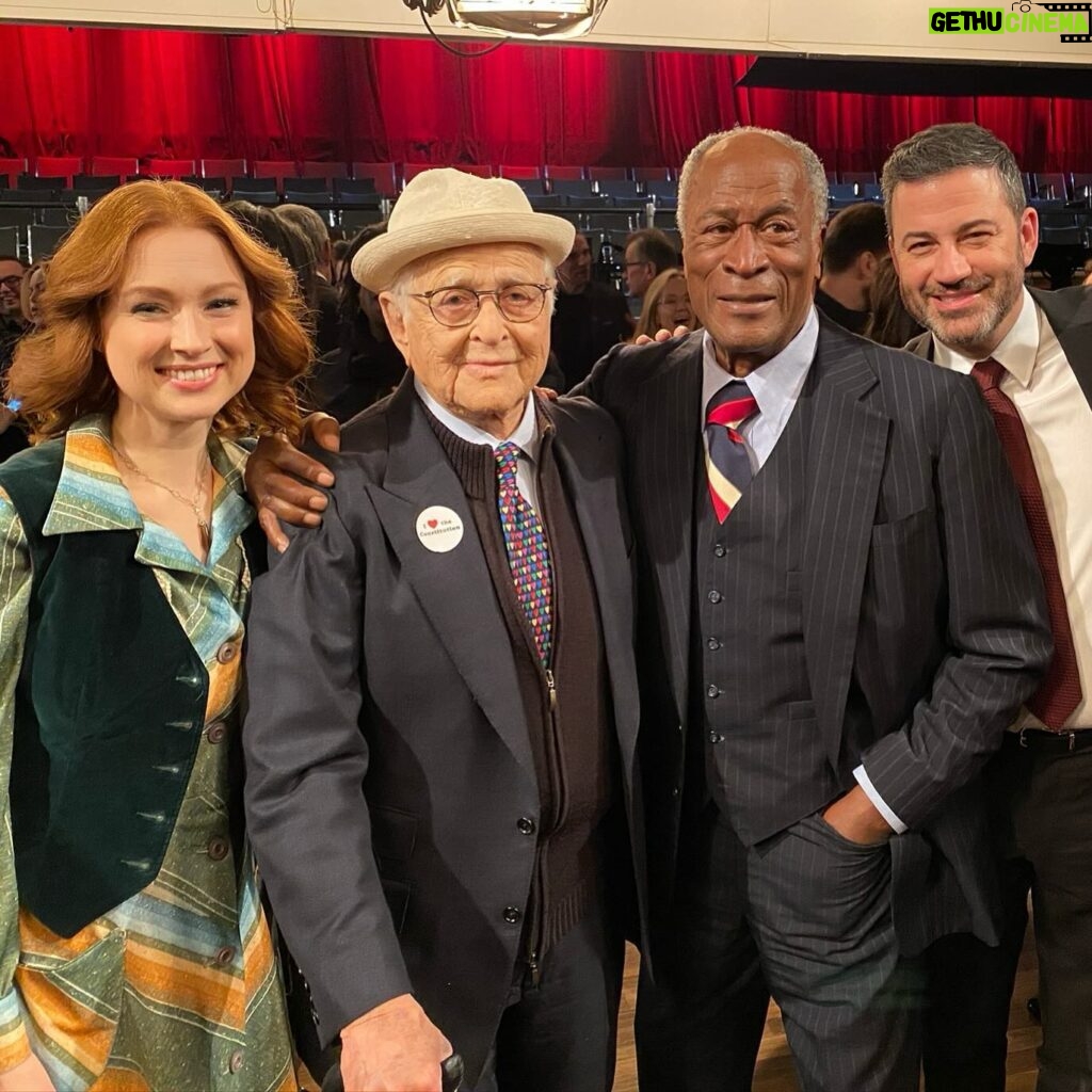 Ellie Kemper Instagram - Thank you, Norman Lear, for all of the laughter, lessons, light, and conversation you brought to this world. Thank you for urging freedom and tolerance. Yours was a life well-lived, and we will miss you very much.