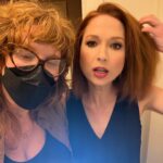 Ellie Kemper Instagram – Both of my kids have had colds/pinkeye/parainfluenza since mid-September but @pellegrinokatie bravely entered my home anyway to glam me up 🙏🙏 #HouseOfColds #WarriorMakeupArtist #TrueFriend