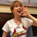 Ellie Kemper Instagram – Posing for my #MLB cutout, I seem to have forgotten how a person sits at a baseball game