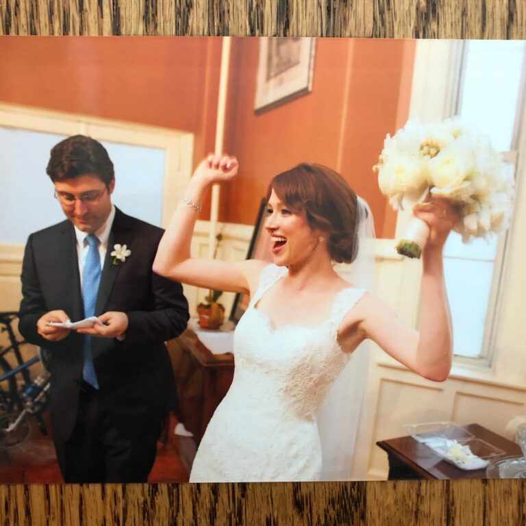 Ellie Kemper Instagram - Happy 8-Year Anniversary to me!!! And to my husband, who still might not realize we got married that day. 🥂