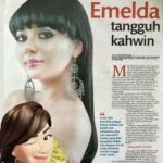 Emelda Rosemila Instagram - Takpelaa, ai pun tangguh jugak dulu. Small matter.😊😉