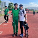 Emelda Rosemila Instagram - Cheering for Edra smlm kat sukan sekolah. Edra jadi mascot team Temenggung. Busy mum carik bulu merak everywhere. Nasib baik ada uncle pejoy @pejoyyahaya yg selalu pantas bila bab2 wardrobe & costume nih😂. Tq uncle Pejoy.🫰🏻 Daddy habis shoot 5am, so tak dpt la join tgk anak peacock dia marching hehe. Mummy sorg jer laa yg cheering, sokay sokay, i always enjoy my own company😄. So proud of my peacock. Congrats Edra! @edrarafaeladlin U did great!💚 19.8.23