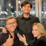 Emelda Rosemila Instagram - First fam pics January 2024. Muah muah🩵⭐️🩵 @edrarafaeladlin @adlinamanramlie