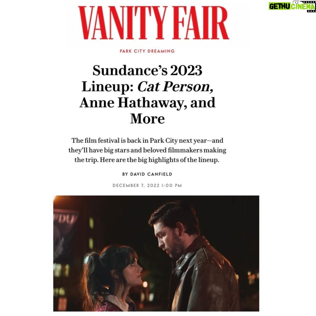 Emilia Jones Instagram - Thrilled to share that CAT PERSON and FAIRYLAND will be premiering at the 2023 Sundance Film Festival! ♥️ Thank you so much @sundanceorg ! Can’t wait to experience this amazing festival in person!! #fairyland #catperson #sundance