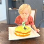 Emilie de Ravin Instagram - Happy 5th (how?!) Birthday Theo!!!!! You are such a beautiful soul, strong willed, so caring & loving, clever, FUNNY, amazing at even 10 Lego kits, best little & big brother…and such a sweet little man- I’m SO lucky to be your Mum. I love you bud. So so so so much! Hope FIVE is awesome for you! Keep on being you dude! Xoxoxoxo 💋💖💋💖🥳🥳🥳🥳🥳 Aka: the story of 2 cakes in 1 day. Well actually 3- we had a family celebration as 1 sister & my mum are this week so they all also shared a 🎂 🤪🤪🤪 Cake for all!