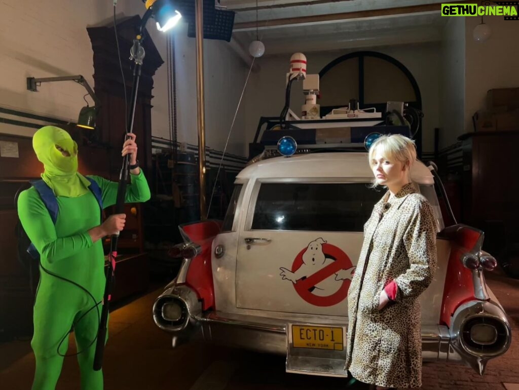 Emily Alyn Lind Instagram - Eternity ain’t so bad when you get to do it with these nerds. @ghostbusters is out now, go get your butts to the theatre!!!!👻🗽❄️