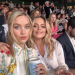 Emily Atack Instagram - Hose me down @champagnelanson - what a final 🎾 Thank you for the kit @ralphlauren 🥂 Photo creds: @champagnelanson / Getty Congratulations @carlitosalcarazz ✨