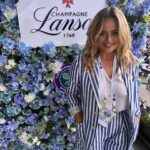 Emily Atack Instagram - Hose me down @champagnelanson - what a final 🎾 Thank you for the kit @ralphlauren 🥂 Photo creds: @champagnelanson / Getty Congratulations @carlitosalcarazz ✨