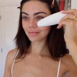 Emily Canham Instagram - Honestly, I could probably fix my skin issues by drinking more water but this is way more fun 🙂🙃 @lorealparis Revitalift Filler Hyaluronic Acid and Caffeine Eye Serum @lancomeofficial Rénergie H.C.F. Triple Serum L’Oreal Revitalift Filler Plumping Water-Cream L’Oréal Paris Revitalift Clinical Vitamin C UV Fluid SPF 50 @byterryofficial Baume De Rose Lip Balm @tatcha Luminous Dewy Skin Mist #skincare #skin #skincareroutine