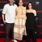 Emily Hampshire Instagram - There’s nothing better than making movies with your friends. ❤️HUMANE Toronto premiere ❤️ ‌ thank u to my glam squad: @sltrokestylist @luckymakeup @ana_sorys 📸 photos by @georgepimentel1
