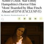 Emily Hampshire Instagram – Thx @variety & @bluefinchfilms 🖤 I’m SO excited to bring MOM from my hometown of Montréal to #frightfest in Glasgow (aka my 2nd home ❤️)