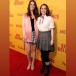 Emily Hampshire Instagram - Me & @maryhollandaise first red carpet photo together as sisters. #selfreliance comes out on @hulu Jan 12! 👯‍♀️
