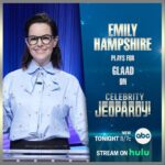Emily Hampshire Instagram – How it started ➡️ how it’s going.
‌
I will be competing TONIGHT to raise money for @glaad during #CelebrityJeopardy! @markduplass and @utktheinc are my competition and NEITHER of them practiced their buzzer technique, so…😬
‌
Tune in tonight at 8/7c on ABC to see who’s gonna get up to 1Million💰for their charity.
‌
#celebrityjeopardy