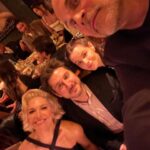 Emily Hampshire Instagram - Thank you @hauteliving for letting us turn your @hannah_waddingham cover dinner into a #12monkeys reunion 🥹❤️