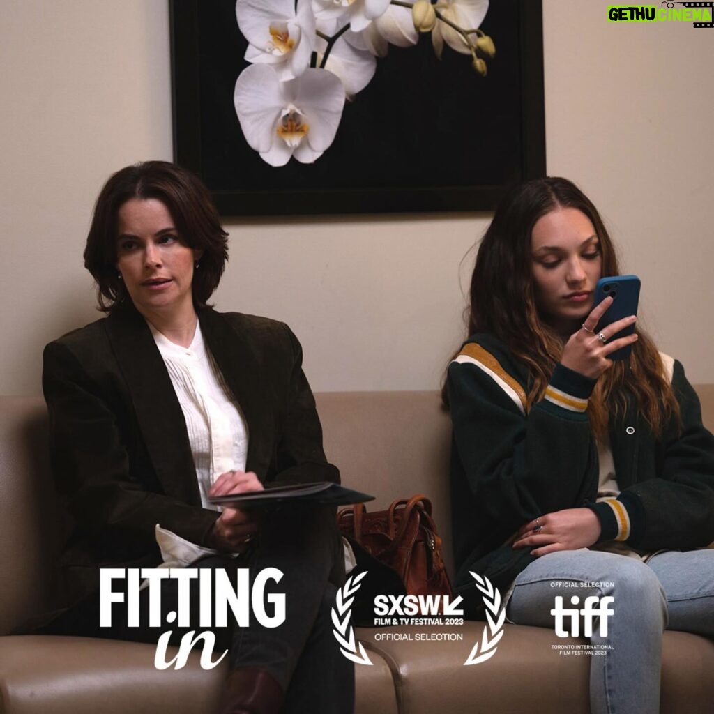 Emily Hampshire Instagram - I’ve never been prouder to be anyones movie mom. @fittinginmovie is out Feb 2! @maddieziegler ‘s performance will blow your mind melt your heart 🫠❤️ And I’m not just saying that cuz I’m her mother. #Repost @blue_fox_entertainment ・・・ Get ready for a dynamic duo! 🔥 Catch Emily Hampshire and Maddie Ziegler in their incredible mother-daughter roles in FITTING IN ✨ Mark your calendars for next Friday, Feb. 2nd! See if there will be a theater location near you- link is in our bio 👆🏼 ————————— Directed & Written by: @mollymarymcglynn Produced by: @jenniferlweiss Executive Producer: @janellemonae @wondaland Mikael Moore: @mooremikael Cast: @maddieziegler @emilyhampshire @djouliet @dpharaohwoonatai @ki.sces ————————— #FittingIn #FittingInMovie #bfe #bluefoxentertainment #comedy #comingofage #YA #LGBTQIA #Drama #Independent #mrkh #bloodyhell #mrkhsyndrom #mrkhwarrior #movienight #indiefilm #indiefilmmaker #indiefilmhustle #selflove #womenempowerment #intersex #intersexawareness #MaddieZiegler #emilyhampshire
