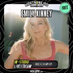 Emily Kinney Instagram – Tune in, tomorrow morning, 11AM!!! Can’t wait to chat and sing a couple new songs from SWIMTEAM 💫🏊‍♀️ Link in stories!!!