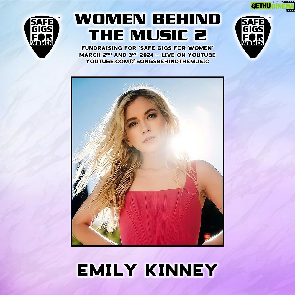 Emily Kinney Instagram - Happy Monday! Very excited to be playing this online fundraiser on March 2nd and 3rd! Click link in bio for how to donate and how to watch! Music spaces should be safe places for everyone. 🤗😎💕👯‍♀️