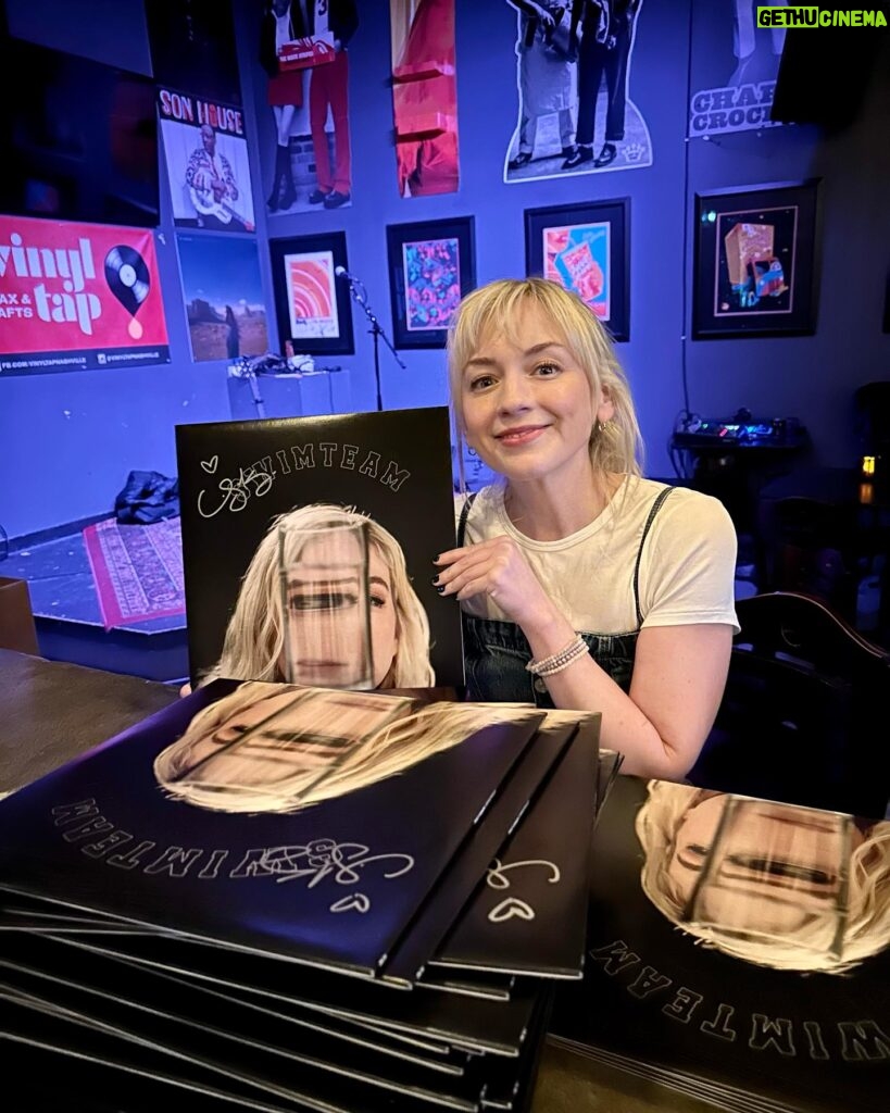 Emily Kinney Instagram - feeling proud of my album today ☺️Hope to see you all at the show tomorrow night at @3rdandlindsley