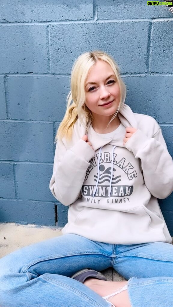 Emily Kinney Instagram - Have you join the SWIMTEAM yet?! Check out my online store for hoodies, t-shirts and vinyl! Link in bio or check out my stories!! 🏊‍♀️🤗💕