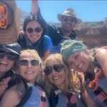 Emily Osment Instagram - In Sept 2023, I had the privilege of joining 23 complete strangers to travel 282 miles of the Colorado River through the Grand Canyon. We were an impressive group of environmentalists, humanitarians, artists and indigenous leaders from land based cultures and then me! (your local friendly neighborhood class clown) Endless and massive thanks to @tilliewaltonofficial and @nash2o for organizing our wild bunch all of whom walked away best friends and bursting with new goals/ideas of how to work together across our different sectors of knowledge. It’s impossible to truly comprehend this trip, to relay it to my friends and family or to fully encompass how filled up I feel after being so deeply connected to nature off grid in the most remote part of the US for 8 days. I can’t imagine a world without this natural wonder that brings life to so many and whose existence is constantly threatened. The Colorado River supports 40 million people, 30 tribal nations, 7 U.S. states and Mexico, and a $1.4 trillion annual economy. We must rethink how we use and manage this critical waterway. @AmericanRivers is an excellent resource for this work. Everyone should have the opportunity to visit this sacred place, I feel forever changed. Buckle in for many more posts about this adventure… Huge specific thank you to my very supportive fiancé who said “8 days no contact backpacking down a river with two dozen strangers? you should absolutely do that, yes.” thank you for letting me stay wild. and @dr.nate.dogg who submitted my name with love and let the rest unfold for itself. #8DaysOfWow #InfiniteWow #TilliesRiverTrip https://wildriverswithtillie.org/ https://www.grandcanyontrust.org/take-action https://savetheconfluence.com/