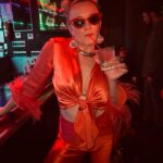 Emily Osment Instagram - Swipe to see @tiotheband tearing up the Viper Room last night. Thanks for letting me scream with you guys!! 🧡🪐☄️🛸👽🚀 check these cats out on spotify. they rule