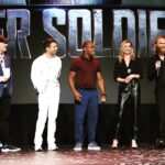 Emily VanCamp Instagram - Had a blast at D23 with these guys! So happy to officially announce that Sharon Carter will be back in @thefalconandwintersoldier 👏🏼 Very excited to get started on this one. Thanks to everyone who came out today!! . . Styled by @petraflannery Makeup by @stephensollitto Hair by @sascha_breuer #anthonymackie @imsebastianstan #wyattrussell @marvel #mcu