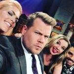 Emily VanCamp Instagram - Loved hanging out with these guys on the @latelateshow this eve.. Check it out tonight! ✨