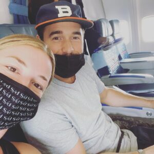 Emily VanCamp Instagram - Wasn’t easy to leave our little nest but here we go 🙌🏼 Grateful to have my little family with me 💗 @march_forth_media #FrankieB
