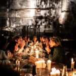 Emily VanCamp Instagram - Beautiful night with pals celebrating the wonderful work of @conrad_hicks_artist_blacksmith Thank you for hosting us @southernguildgallery and @bmwsouthafrica 🙏🏻 It truly was a feast for the senses and a fascinating exploration of the relationship between food, tools and human evolution 🙌🏼 📷 by @adel_ferreira