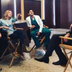 Emily VanCamp Instagram - I’ll wait around to work with these three clowns any day. Couldn’t love these guys more. #TheResident #setlife @manishdayal #mattczuchry #brucegreenwood