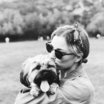 Emily VanCamp Instagram - We rescued this sweet girl when she was almost three but she’s still a puppy to us! Happy #nationalpuppyday Grateful for this little mutt everyday ❤️❤️❤️#FrankieB #rescuedog #adoptdontshop