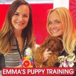 Emma Bunton Instagram - Emma Bunton’s puppy, Margot, is the sweetest 😍 She’s showing off her new skills in front of a @crufts judge 🐶 How’d she do?