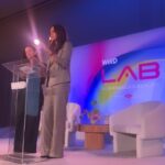 Emma Heming Instagram - Over @maketimewellness we are on a mission to get the world thinking seriously about women’s brain health. My co-founder @helenchristoni and I had the privilege to present our brand at the @wwd L.A. Lab Summit to a room filled with inspiring beauty executives and founders. And we loved asking them, “when was the last time someone spoke to you about your brain.” We are so excited to have these prestigious industry leaders “Join the Make time Movement!” 🧠💞 Thank you @jennybefine, @michael_atmore and the WWD team for having us. #maketimewellness #wwd #brainbodybeauty #brainhealth