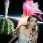 Emma Roberts Instagram - champagne problems 🍾