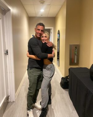 Emma Slater Instagram - So happy to see @mumansky18 last night at the DWTS tour 😆😆😆😆 ahhhh super grateful that we were partnered on the show, if you met him you already know he’s just the best. Annnnnd he stole the show just by being in the audience 😂😂😂😂
