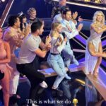 Emma Slater Instagram - Goofing around with friends 🙌🏻🩷 These are the moments I’ll remember forever. Backstage laughing, driving the production crazy because I’m doing something stupid (sorry guys!), lifting each other up, even the stress of choreographing!!!!! I love to be in the thick of that pressure I guess!! It’s absolutely hard at times and filled with obstacles, but I wouldn’t change my days on this show with these people for the world and at the end of the day I’m still completely in love with what I do. I hope to feel this lucky in all my life, though of course I’m totally aware of how rare this is. Love this family of mine. 🤩🙌🏻 1. @petamurgatroyd is the biggest and BEST goof I know, known her for years she’s always been this way 2. @juleshough capturing some hard working dancers 😜 @mumansky18 3. All of the skybox waiting to welcome @glebsavchenkoofficial in his ending pose from his contemporary with @mirasorvino (I mean come on, that pose!! Hahaha Kinda iconic!!!) 4. Wanted to do a 360 degree view of @therealalfonsoribeiro & @juleshough filming pick ups at the end of the show (you guys don’t see that part) but I decided I would not flirt with job termination as I already drive them nuts (might be ADHD, not sure) 5. THE @tonydovolani