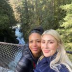 Emma Slater Instagram - Quite literally the best day on tour ever. Vancouver wow, just wow 🙌🏻🌲🌿🌳 @brittbenae @ryleearnold1 @alanbersten swipe to see the videos