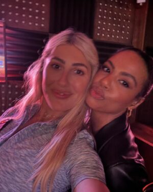 Emma Slater Instagram - Celebrating @jennajohnson last night. Was such a good night, my voice is gone from too much Karaoke!! 🎤 How lucky am I to have these people in my life. Happy 30th birthday Jenski, I bloody love you 🥰