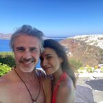 Emmanuelle Chriqui Instagram – One year ago today… Santorini with @samtrammellofficial dreams do come true💘