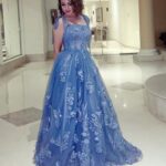 Emy Talaat Zakaria Instagram – Dress design: @one__wedding 🩵
#emytalaatzakaria 
#ايمى_طلعت_زكريا