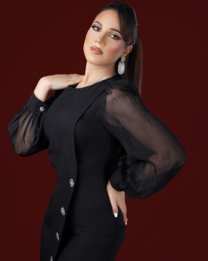 Emy Talaat Zakaria Instagram - Write a caption... فى يوم ميلادى 
اللهم اجعل ايامى القادمه خير وسعاده 🙏makeup : @basmaa_makeup_artist 
Kwafer: @eslam_adam_adam 
Photographer: @yasserhemaya 
Outfit: @nuevostoreegypt 
#emytalaatzakaria 
#ايمى_طلعت_زكريا