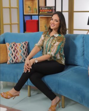 Emy Talaat Zakaria Instagram - من برنامج الستات ميعرفوش يكدبوا💕
#emytalaatzakaria 
#ايمى_طلعت_زكريا
