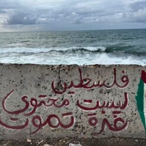 Enjy Kiwan Instagram - 🩸“Palestine is not [social media] content. #Gaza is dying.” 

📸 This photograph is from #alexandria, #egypt.

• Israeli PM Netanyahu vows Rafah operation will happen and over 1.4 million displaced will be moved north to Khan Younis, even as fighting continues to rage there.

• Eight Palestinians killed in Israeli army strikes on homes in the al-Zawaida and Dier el-Balah refugee camps, with dozens more wounded.

• Hamas political chief says the "resistance will not agree to anything less" than a lasting ceasefire, troop withdrawal, and end to the "total siege" of Gaza.

🗣️ You have a brain. A heart and a voice. Use them.