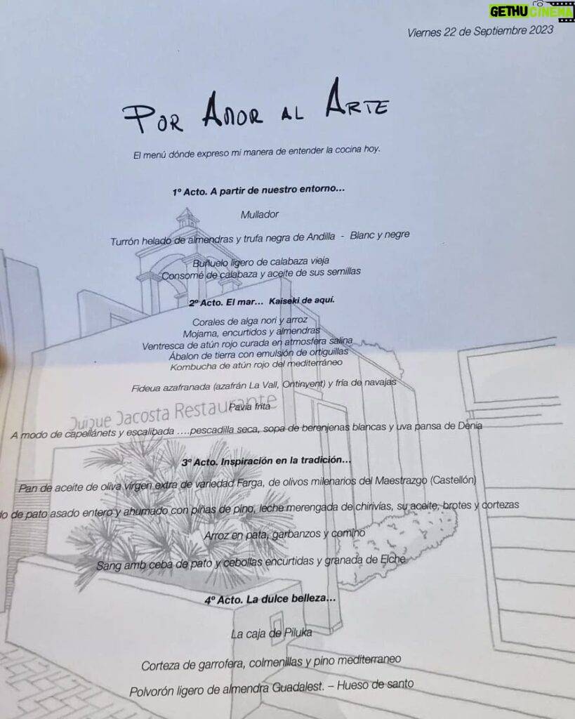 Enrique Arce Instagram - Un regalazo para los sentidos. 5 horas de "lujuria gastronómica y buen rollo". mi tocayo @qiqedacosta es un genio de lo suyo y su restaurante,del mismo nombre, en Deniay el 20 del mundo, es un sitio a visitar al menos una vez en la vida. Yo me alegro de haberlo hecho. Gracias, maestro...